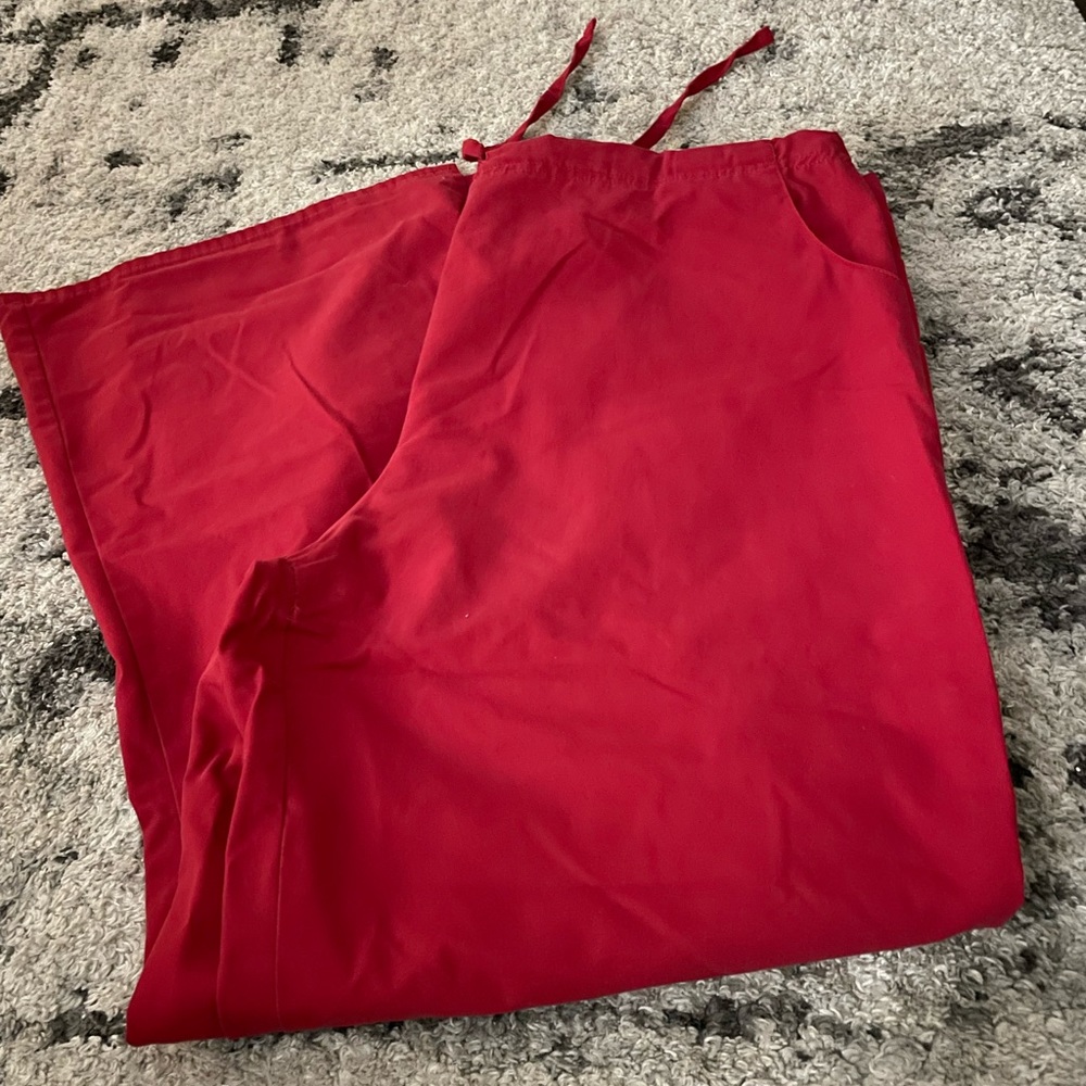 Woman’s Red scrub bottom size 2XLP